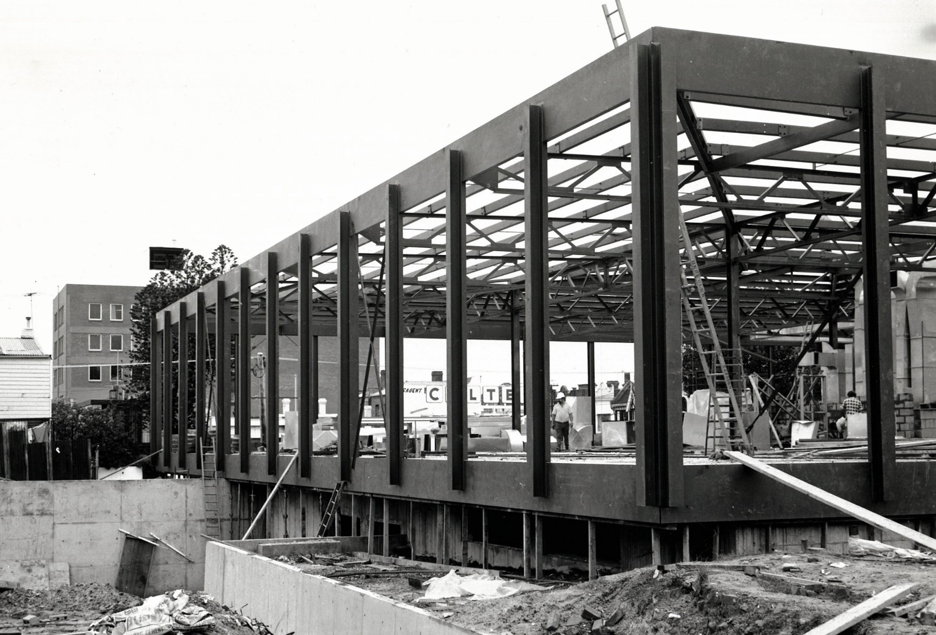 Exterior of Toorak/South Yarra Library, photographed in 1972
