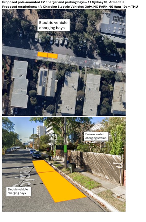 Detailed map specific to Sydney Street - Armadale